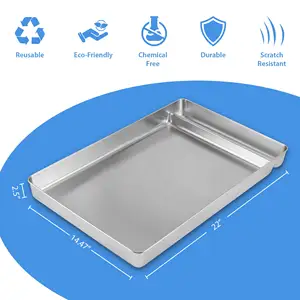 Amazon Scoop Free Stainless Steel Cat Litter Tray For Pet Safe Cat Litter Box
