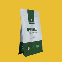 Sachets d'emballage pour thé en poudre STPP GMP, qualité alimentaire, souples, à fond plat, pour le maté