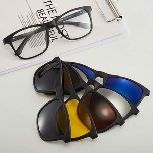 Sunway Eyewear Customization Custom Magnetic Polarized and Night Vision <b>Clip</b> on Most Popular Sunglasses Optical Eyewear <b>Frame</b> - Product Image 1