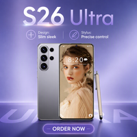 Smartphone 5G S26 Ultra à Écran HD 7,3 Pouces, 22 Go + 2 To, Android 14 Original, Déca-Core, Débloqué, Double SIM - Vente Flash