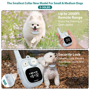 Para PATPET 2025, el más nuevo Collar de entrenamiento recargable para perros, Collar de ladridos electrónicos, <span class=keywords><strong>Control</strong></span> remoto de choque con cable, PC duradera - Product Image 5