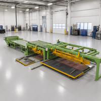 Machine de découpe de bobines à longueur variable avec redresseur de tôle