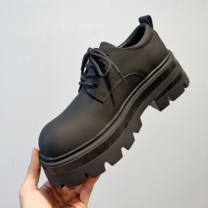 Custom Logo Unisex Zapatos Chunky <b>Platform</b> <b>Boots</b> Oxfords Derby Fashion Loafers Lug Sole Comfortable Resistant Feel Wholesale - Product Image 3