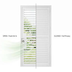 <span class=keywords><strong>Volets</strong></span> de porte à battants en bois massif Paulownia, finition peinte, teintée, brossée, couleur personnalisée, largeur et hauteur sur mesure, OEM, pour usage quotidien - Product Image 3