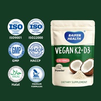 Vitamina K2 D3 en Polvo de 100g, Marca Privada OEM/ODM, Favorece el Mantenimiento y Cuidado Óseo a Largo Plazo