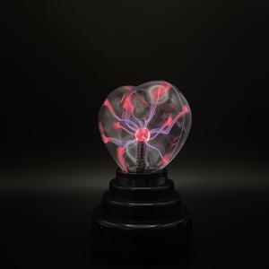Custom a forma di cuore Mini lampada al <span class=keywords><strong>Plasma</strong></span> magico da 3 pollici alimentata a batteria sensibile al tocco luminoso per il ringraziamento di natale Diwali - Product Image 4