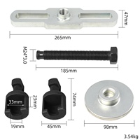 Extracteur de roulement de roue en acier au carbone de qualité supérieure HTL pour moyeux d'essieux motrices, compatible avec les camions Kenworth/Peterbilt/Freightliner/Volvo, garantie 1 an