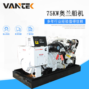 เครื่องกำเนิดไฟฟ้าดีเซล Jiangsu Wantai 75 กิโลวัตต์ 230/400 โวลต์ 60 เฮิรตซ์ ระบบควบคุมแรงดันไฟฟ้าอัตโนมัติ สำหรับใช้งานทางทะเล - Product Image 4