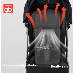Pour Goodbaby GB Parapluie pliable ultra-léger Poussette pour bébé Poussette portable pour enfants avec fonction Sit & Lie - Product Image 5