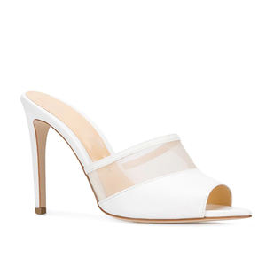 Eleganti <span class=keywords><strong>Sandali</strong></span> Mule da Donna 2020 con Punta Affusolata, <span class=keywords><strong>Tacco</strong></span> <span class=keywords><strong>Alto</strong></span> a Stiletto, Tomaia in PU, Tendenza Moda Estiva - Product Image 2