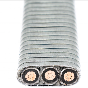Cable plano #6 3c, plano o redondo, 3KV eeeeead Heath, acero blindado, ubmersible - Product Image 5