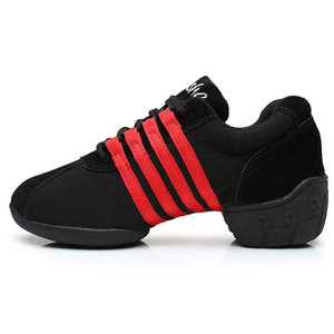 Chaussures <span class=keywords><strong>de</strong></span> <span class=keywords><strong>danse</strong></span> pliables Octavia pour femme, rose clair, à semelle fendue, en toile extensible, doublure en coton, semelle extérieure en caoutchouc, taille 40 - Product Image 3