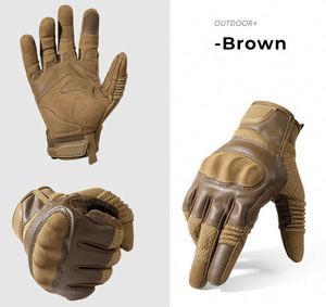 Échantillon Gratuit - Gants de Moto Respirants Quatre Saisons à Doigts Entiers avec Nœuds Rigides, Équipement de Protection Personnalisé, Écran Tactile - Product Image 4