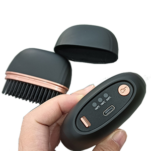 Cordless <strong>Hair</strong> <strong>Straightener</strong> Brush with Negative Ion <strong>Mini</strong> portable <strong>Hair</strong> <strong>Straightener</strong> Comb for Travel, Hot Brush <strong>Hair</strong> <strong>Straightener</strong> - Product Image 2