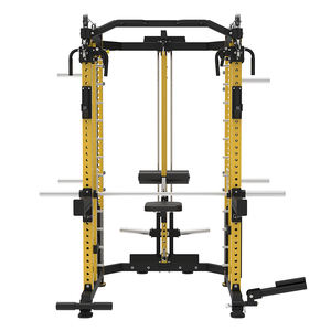 OEM ODM fabbrica Multi-funzionale acciaio Smith macchina forza allenamento palestra attrezzature per il Fitness - Product Image 3
