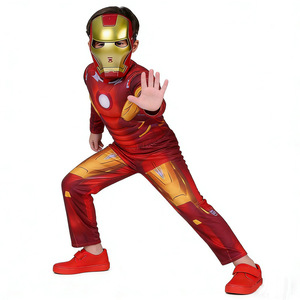 Costume de super-héros Iron Man pour enfants, costume de cosplay, costume de performance Avengers pour Halloween, 8-13 ans - Product Image 2