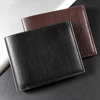 Fashion terbaru dompet pendek pria Vegan kulit Pu desain buaya RFID dilindungi lapisan poliester huruf harga pabrik