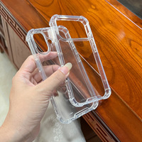 Prix Direct Usine IDEAL – Coque de Téléphone Transparente en TPU+Acrylique Cristal 1,5 mm pour iPhone 14 15 16 Plus 17 18 Pro Max 18 Pro