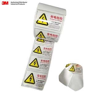 Étiquettes de transfert thermique 3M 7818, blanc brillant, durables, imperméables, résistantes aux hautes températures, adhésifs 350, autocollants - Product Image 2