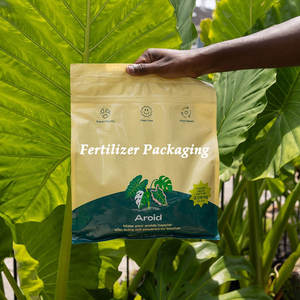 Sacchetto in Plastica con Zip Personalizzato per Imballaggio <span class=keywords><strong>di</strong></span> Fertilizzanti, <span class=keywords><strong>Semi</strong></span> e Mangimi Agricoli, Fondo Piatto, 1kg 2kg 5kg - Product Image 1