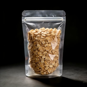 Sachet <span class=keywords><strong>d</strong></span>'emballage alimentaire Doypack transparent en plastique refermable pour <span class=keywords><strong>épices</strong></span>, viande séchée, légumes et chips - Product Image 3
