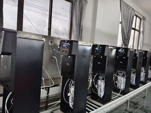 Purificateur d'eau par osmose inverse multifonctionnel avec distributeur d'eau chaude et froide pour la maison, intelligent, écologique, industriel, 2 robinets d'eau - Product Image 4