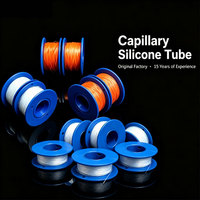 Tube capillaire en silicone sur mesure, tuyau micro-perforé de précision pour pompe péristaltique de laboratoire médical, pièces de transfert de fluides
