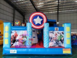 Château gonflable pour enfants sur le thème des héros de film, en PVC commercial, pour location événementielle, château gonflable d'extérieur, maison de <span class=keywords><strong>jeu</strong></span> pour enfants - Product Image 1