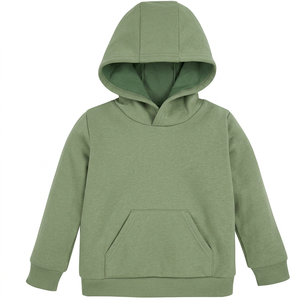 Sweat-shirt à capuche surdimensionné pour homme, 100% coton, doublé en polaire, uni, avec poche, logo personnalisé, vêtements décontractés d'hiver - Product Image 5