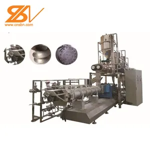 Máquina de processamento de bocados de soja texturizada TVP 500kg/h nova técnica automática