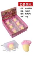 Mainan Squishy Cakar Kucing Renyah Promosi Penghilang Stres Terlaris, Mainan Fidget Squishy Tekan Renyah Bentuk Macaron