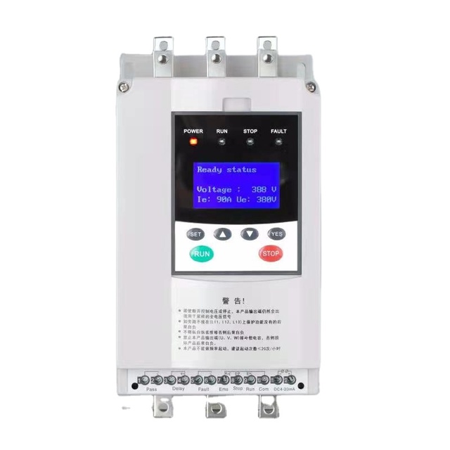 Multiple Function Soft Starter 3 Phase 5.5kw~600kw Input Voltage 3Phase 380V 50Hz 55KW Motor Soft Starter