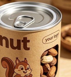 Food Grade Craft Paper Tube Moisture Proof Eco-friendly Cylinder Packaging for Nuts and Snack - Product Image 2