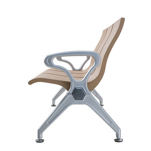 Sillas de Espera Industriales Nacionales, Silla de PU con Estructura de Acero Reforzada y Pasamanos para Aeropuerto, Estación, Hospital, Banco - Product Image 2