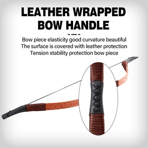 Arco Tradicional SPG para Niños, Arco Recurvo para Caza y Juego de Flechas, <span class=keywords><strong>15</strong></span> Libras, Arco Largo Deportivo de Madera Laminada Hecho a Mano en China - Product Image 4