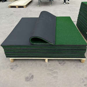 Tikar pukulan Golf nilon Premium portabel dan mudah dilipat rumput terasa nyata untuk latihan rentang mengemudi tikar pukulan - Product Image 3