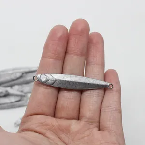 China Factory Wholesale Blanks Lure Unpainted Lead Mold 5g 7g 10g 15g 18g 20g 21g 30g 40g 60g 80g Metal Jigs Fishing Lure