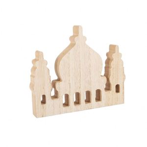 2025 Wood Castle for Muslim Ramadan <b>Eid</b> Mubarak Home Decor Ramadan Lantern for Islamic Party Decor Supplies Muslim Ramadan <b>Gift</b> - Product Image 5