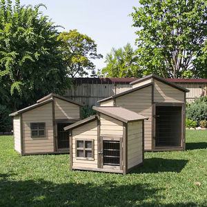 Caseta para Perros de Madera Grande, Impermeable, para Exteriores, Casa para Mascotas de Madera Maciza, Ventana Transpirable, Puerta con Marco de Acero - Product Image 4