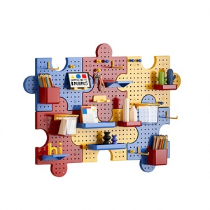 Mensola da Parete Decorativa Senza Forature, Stile Cartone Animato, Organizzatore Fai-da-Te per Ufficio e Spazi di Studio Creativi - Product Image 4
