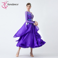 Robe de danse de salon personnalisée B-23063, nouvelle norme internationale, de haute qualité, en soie perlée, robes de danse de salon en vente