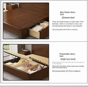 Высокое качество, французская Элегантная классическая конструкция, светло-серый, массивная деревянная рама, арочная изголовье, кровать для салфетки - Product Image 6