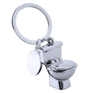 XIFENG nouveauté bibelot Mini mignon toilette porte-clés couleur ami drôle cadeau porte-clés Cool Unique <span class=keywords><strong>placard</strong></span> à eau - Product Image 6