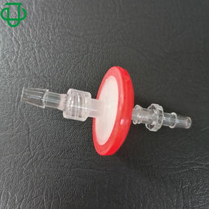 Filtro de Ozono JU Fidget Spinner de Plástico Rojo de 30 mm con Conexión Luerlock para Gases y Líquidos - Product Image 3