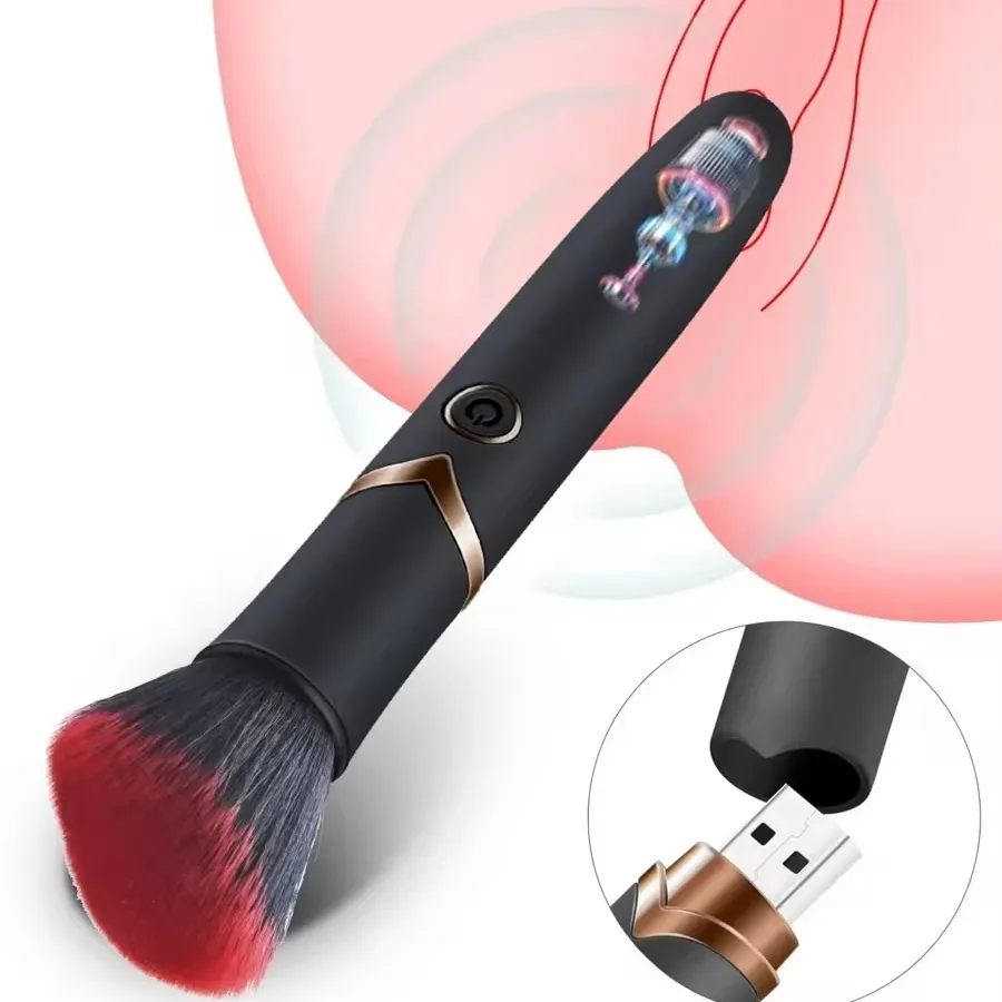 Vibrator Mini g-spot puting klitoris Makeup SIKAT Vibrator stik Stimulator mainan seks Dildo untuk masturbasi wanita wanita