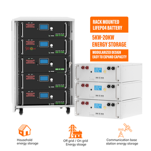 Sistema de Energía <span class=keywords><strong>Solar</strong></span> <span class=keywords><strong>Lipo4</strong></span>, Batería <span class=keywords><strong>Lipo4</strong></span> de Iones de Sodio para Granja, Centro de Datos, Estación de Energía de Respaldo, 48V, 200Ah, 100Ah, 280Ah - Product Image 2
