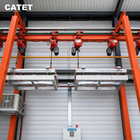 Palans à chaîne robustes certifiés CCC CE, capacité de levage de 1 tonne, hauteur de levage de 9 m, pour les tâches de levage en usine, palan électrique