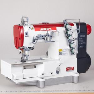 Machine à coudre industrielle JUKKY 500A-D à grande vitesse, point de recouvrement, point plat, 3 aiguilles, pour T-shirts - Product Image 1