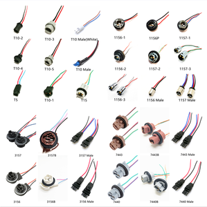 9005 HB3 LED far ampulü tutucu adaptörü HB4 9006 H8 H9 H11 H7 LED araba ampul demeti baz konektör soket - Product Image 6