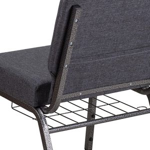 Chaise d'église en tissu gris, confort optimal, vente en gros, prix <span class=keywords><strong>le</strong></span> plus bas, directement <span class=keywords><strong>de</strong></span> l'usine, durable, rembourrée, pliable - Product Image 3